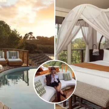 Quarto de Ana Paula Siebert e Vicky Justus em hotel do Quênia custa R$ 60 mil por dia