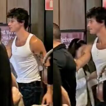 Ainda no Brasil, Shawn Mendes é tietado por fãs e arrisca no português