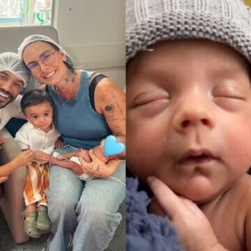 Clara Maia mostra o rostinho do filho prematuro: ‘Deus não faz milagre pela metade’