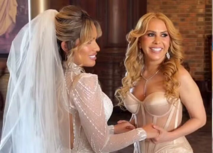 Filha de Joelma se casa em castelo com empresário da cantora