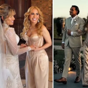 Filha de Joelma rebate críticas ao look da mãe no seu casamento: ‘Não seguimos padrões’