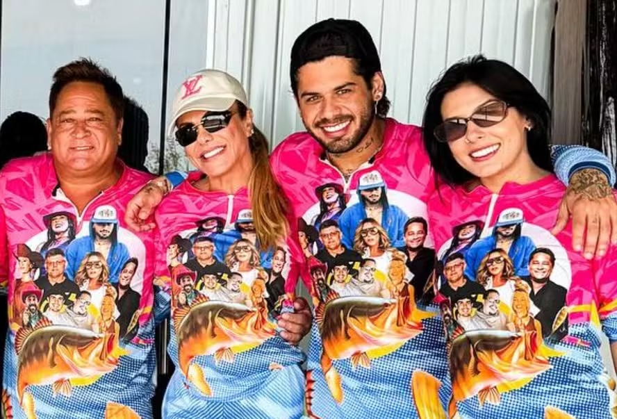 Poliana Rocha ganha presente com o rosto da nora, Ana Castela