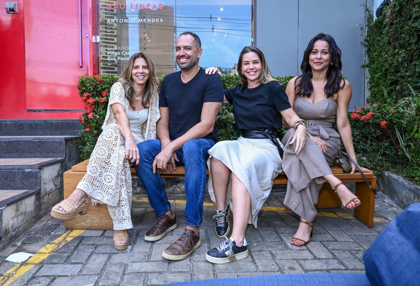 Eva Pena Cal, Roberto Leal, Fabiane Lessa e Carolina Rios