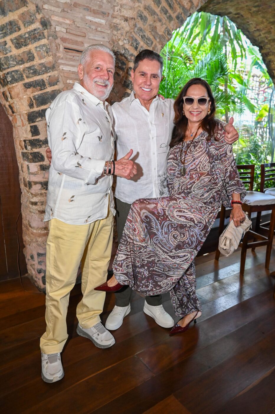 Jaques Wagner, José Rotondano e Fátima Mendonça