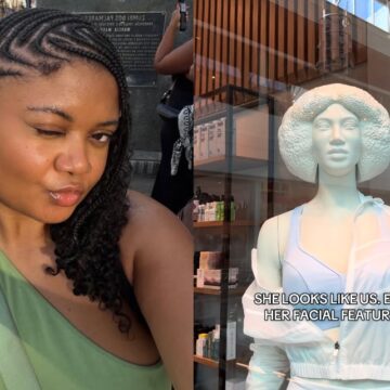 Americana se emociona ao ver manequins com cabelo crespo em Salvador: “Nunca vi isso na minha vida”