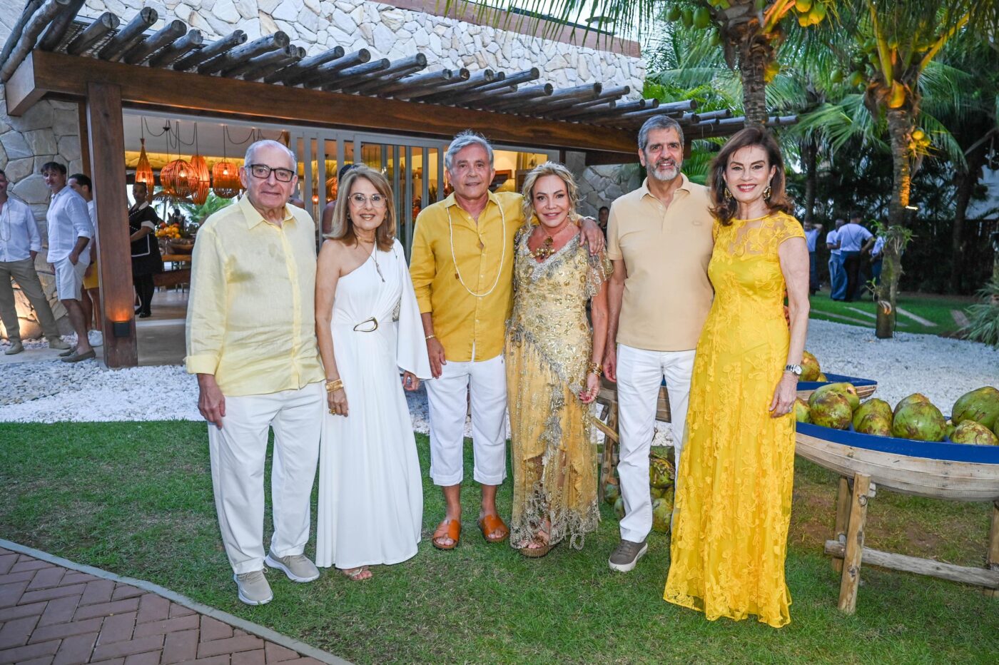 Antônio Carlos Magalhães Júnior, Rosário Magalhães, Jorge Fontes, Izaura Müller, Roberto e Cristina Calumby