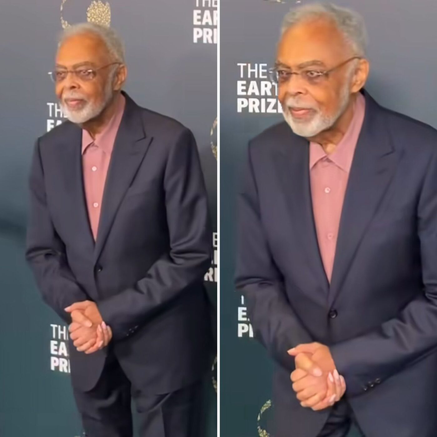 Gilberto Gil chega ao The Earthshot Prize, premiação organizada pelo príncipe William, no Rio de Janeiro