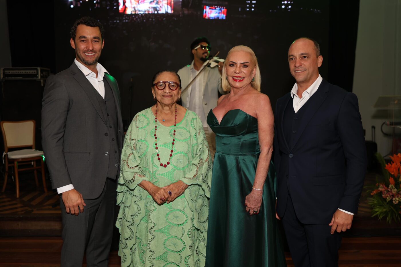 Francisco Carozzo, Licia Fabio, Ivana e Leandro Carozzo