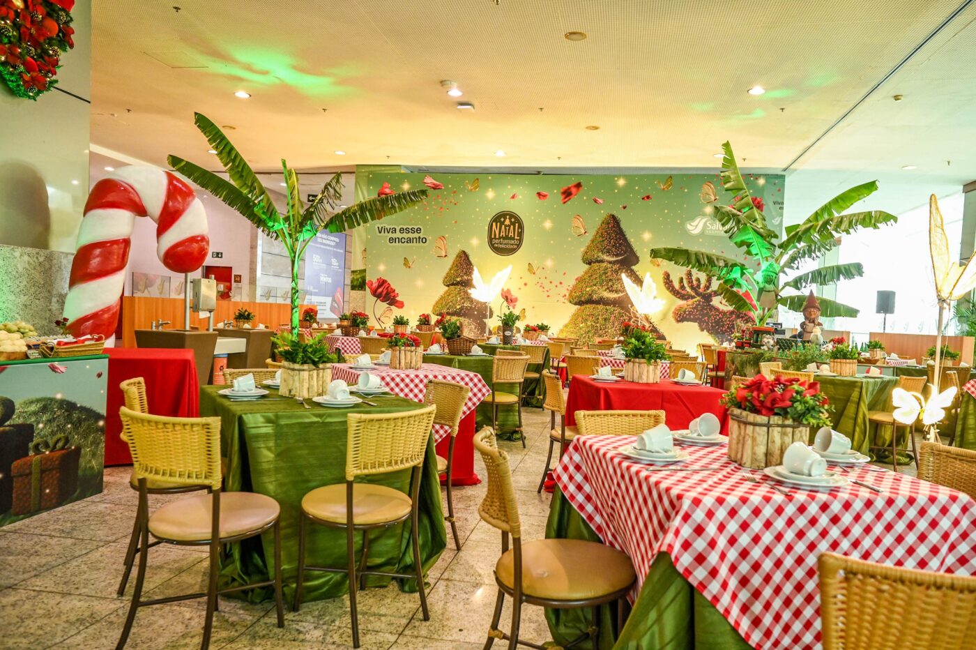 Café da manhã do Salvador Shopping