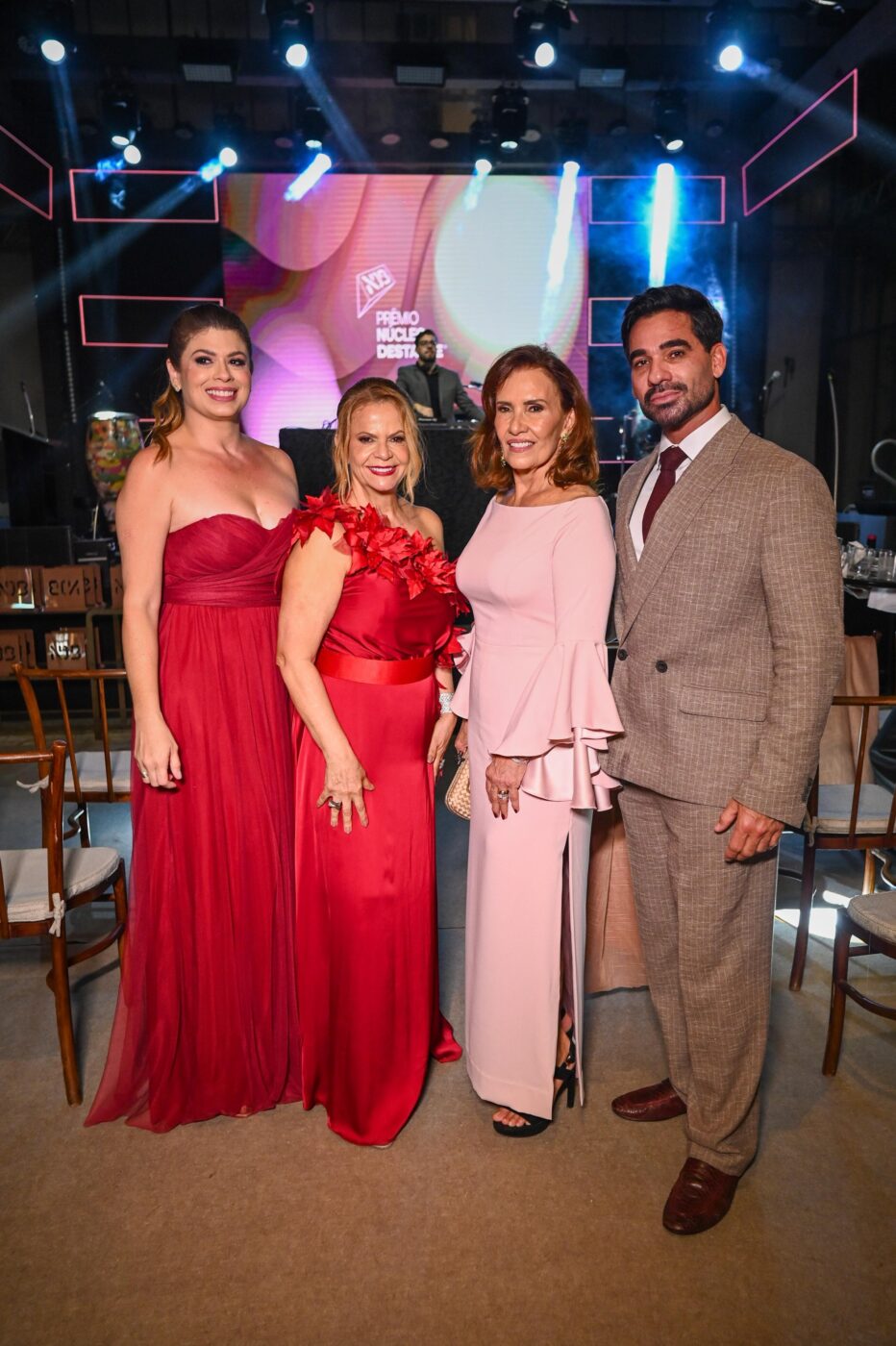 Ysabela Von Flach, Rosângela Meira, Conceição Queiroz e Marlon Gama