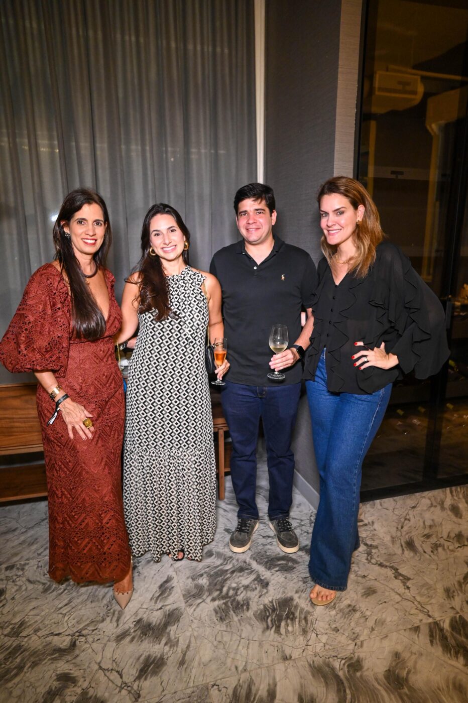 Fernanda Bahia, Andressa, Marcelo Cruz e Hannah Botelho