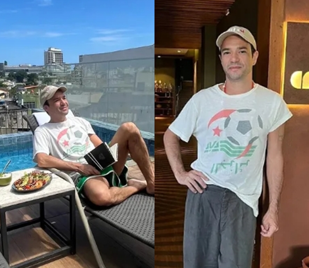 Caio Blat desembarca em Salvador para gravação de filme; veja fotos