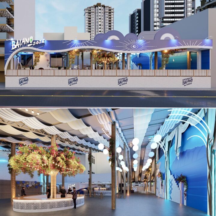 Camarote Baiano terá cenografia inspirada em Mykonos, 12h de festa all inclusive e grandes atrações; saiba mais