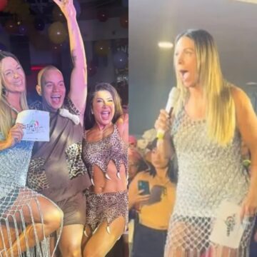 Scheila Carvalho e Carla Perez causam comoção após encontro surpresa em aniversário de amigo