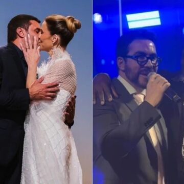 FOTOS: casamento de Priscilla Diniz tem show de Tatau e bênção do padre Fábio de Melo em Salvador