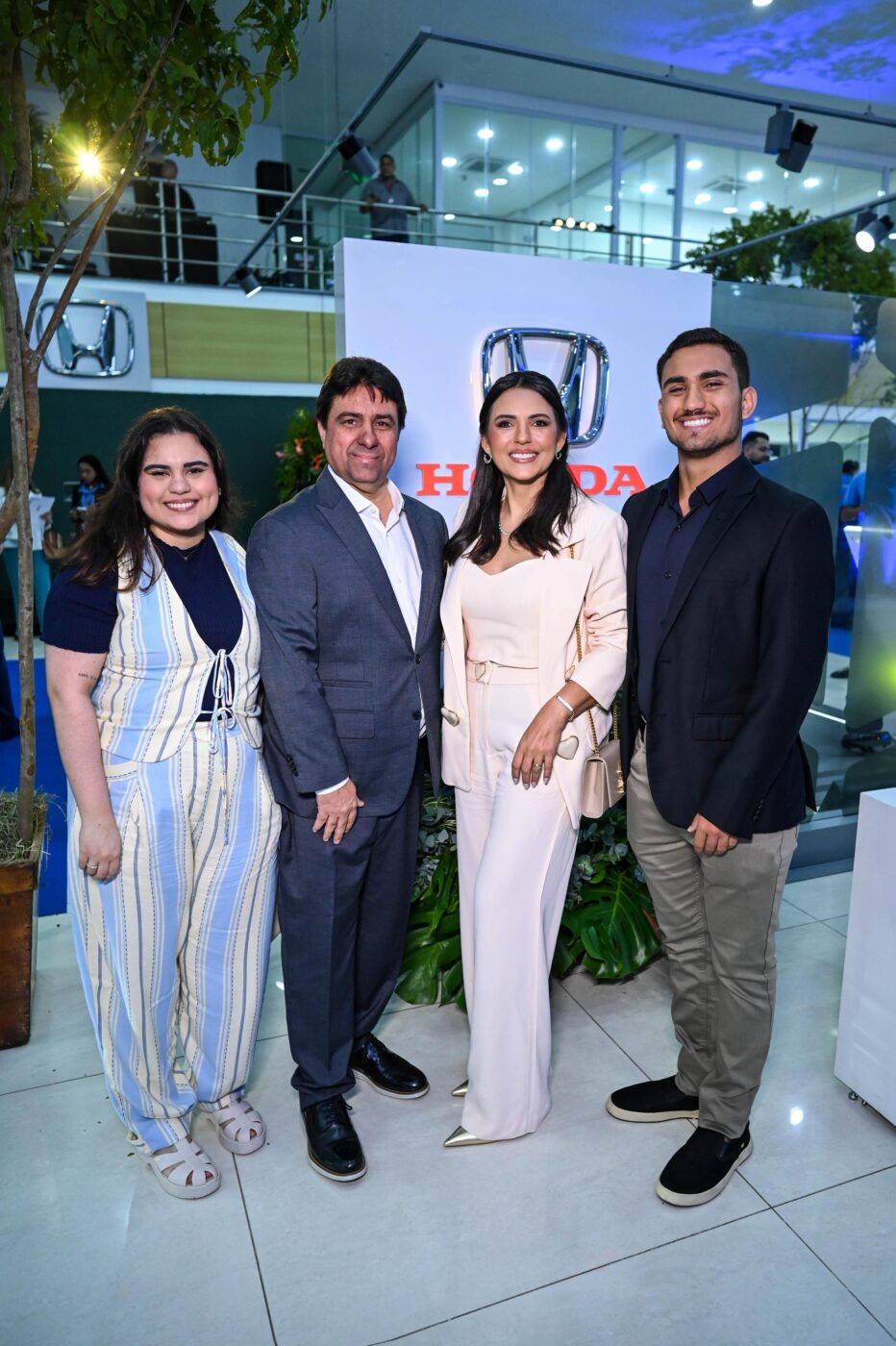 Monike, Júnior, Mônica e Pedro Moura