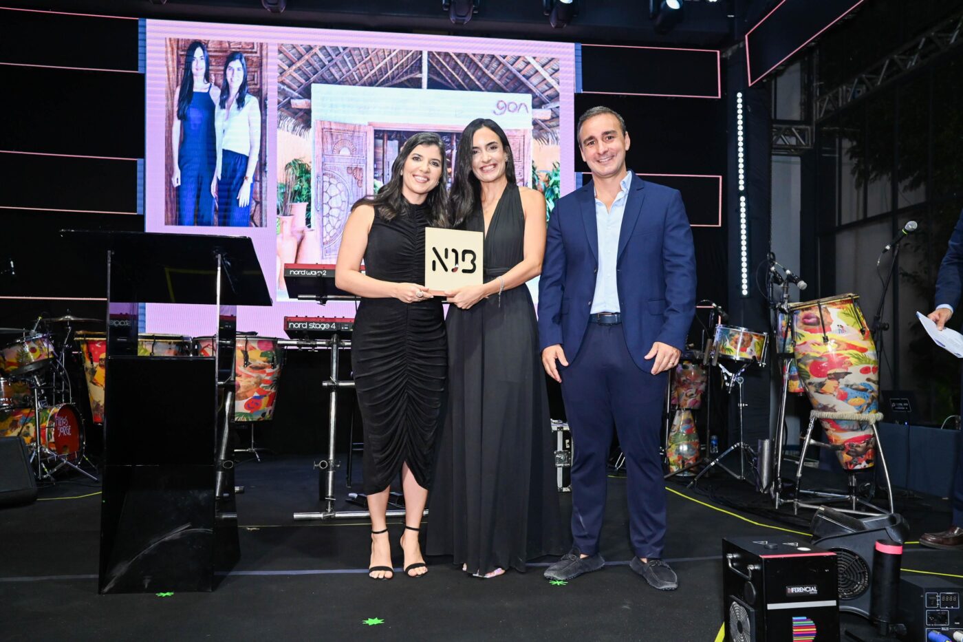 Luna Brasil, Renata Bandeira e Vitor Andrade