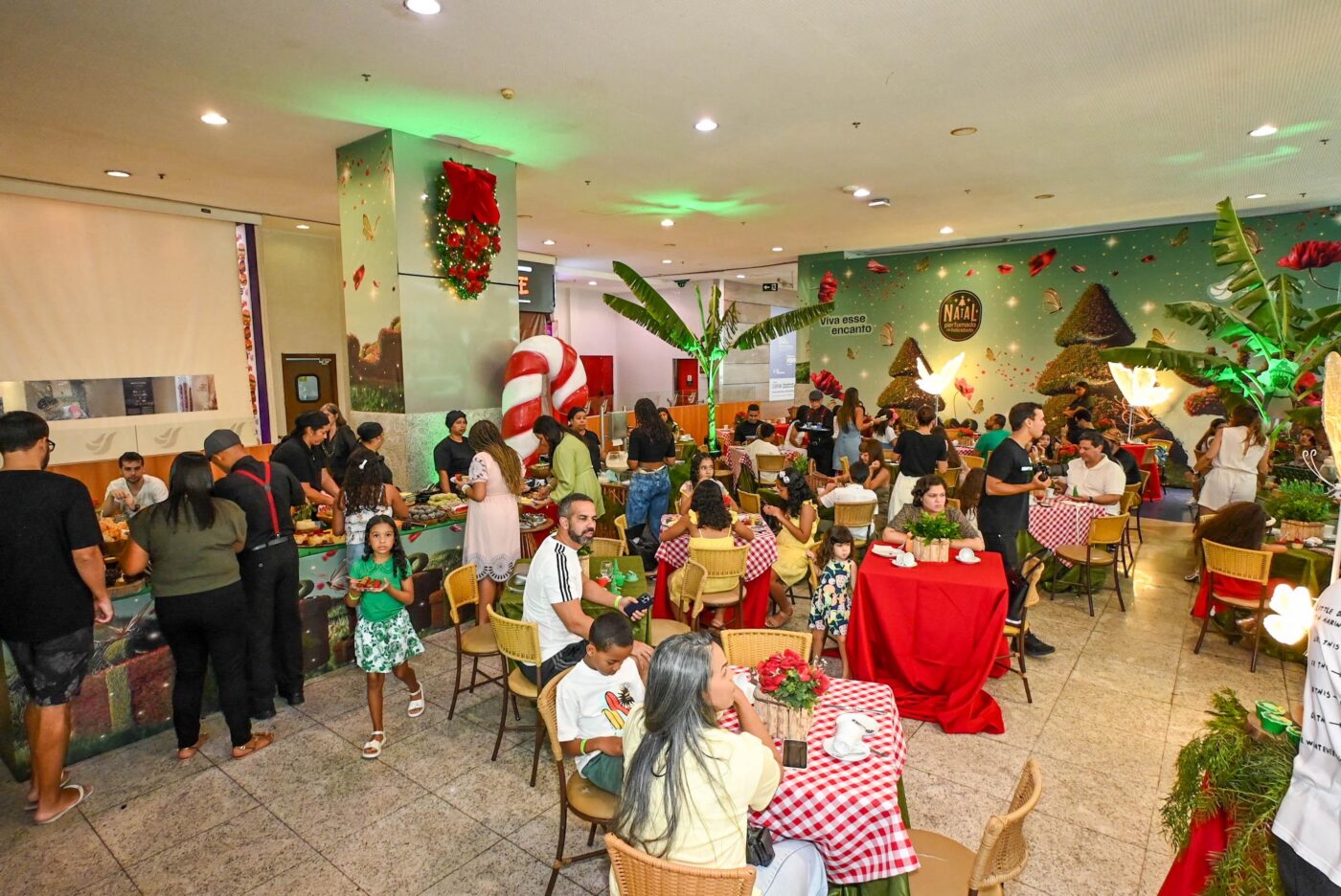 Café da manhã do Salvador Shopping