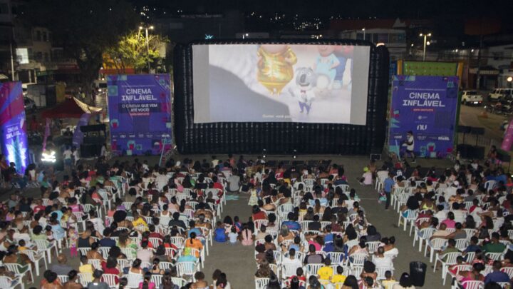 Cinema Inflável leva programação gratuita a Mata de São João entre os dias 27 e 29 de novembro