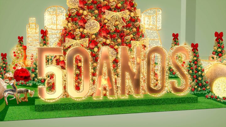 Shopping da Bahia inaugura decoração de Natal em comemoração aos 50 anos do centro de compras