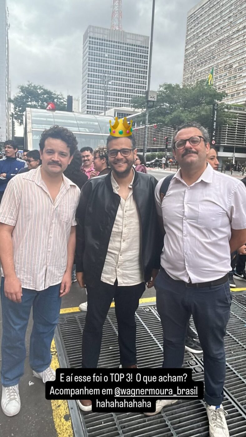 Concurso elege sósia de Wagner Moura em São Paulo; veja vídeo