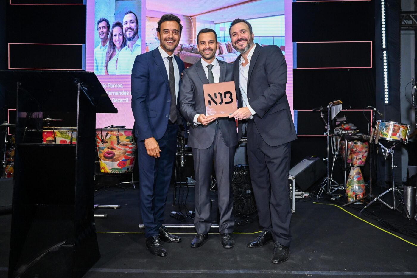 Guido Ramos, Caio Xavier e Marcelo Bezerril