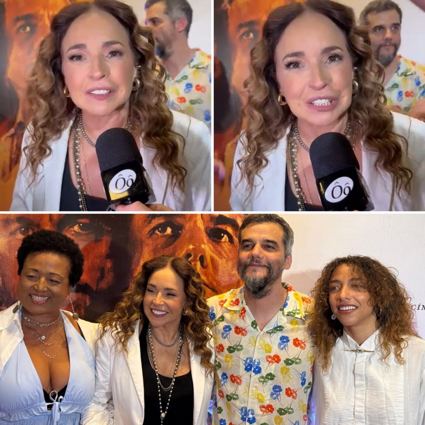 Daniela Mercury celebra força do cinema nordestino em pré-estreia de ‘O Agente Secreto’, em Salvador