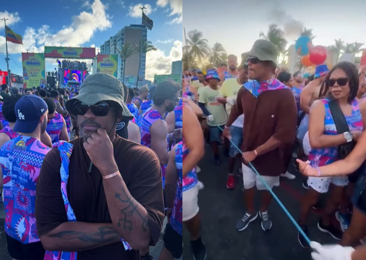 Denny Denan estreia como folião e curte trio de Ivete no Pré-Caju