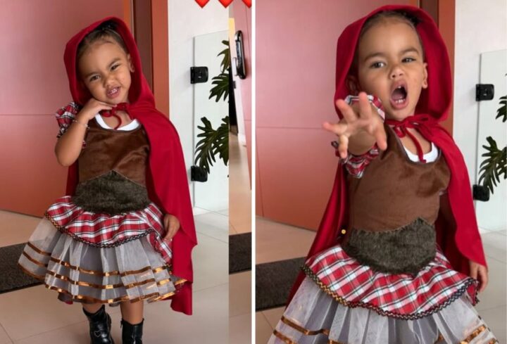 Bruna Biancardi encanta ao mostrar filha Mavie fantasiada de ‘Chapeuzinho Vermelho’; veja