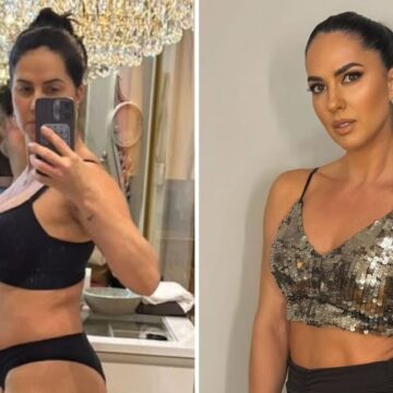 Graciele Lacerda mostra antes e depois após perder 9 kg e fala sobre evolução do corpo pós-parto