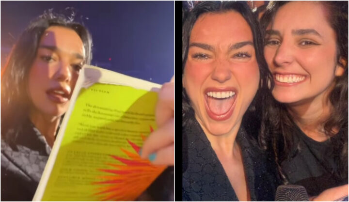 Dua Lipa ganha livro de Clarice Lispector de fã brasileira durante show; assista