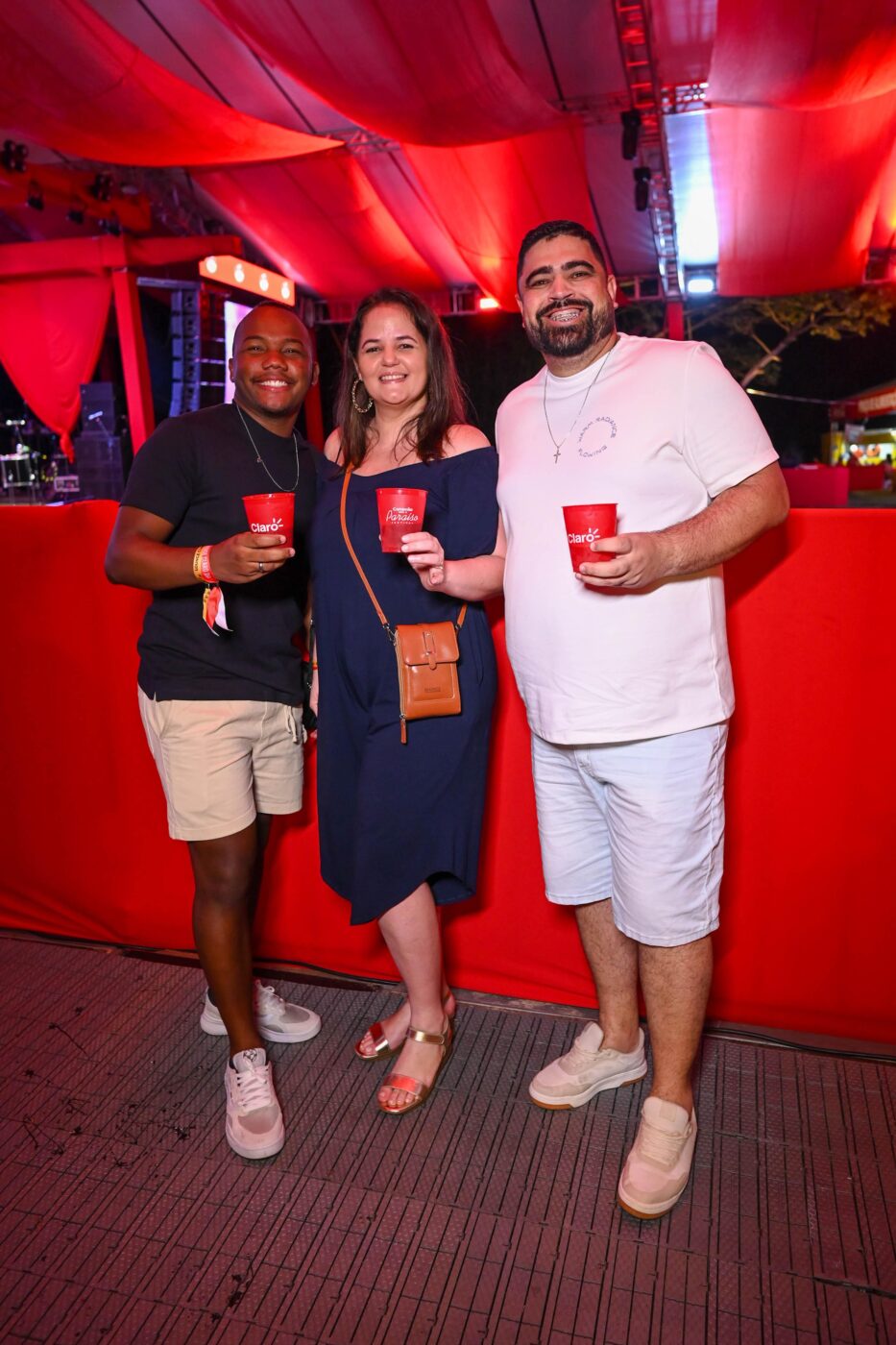 Luiz Machado, Débora Marques e Luiz Carneiro