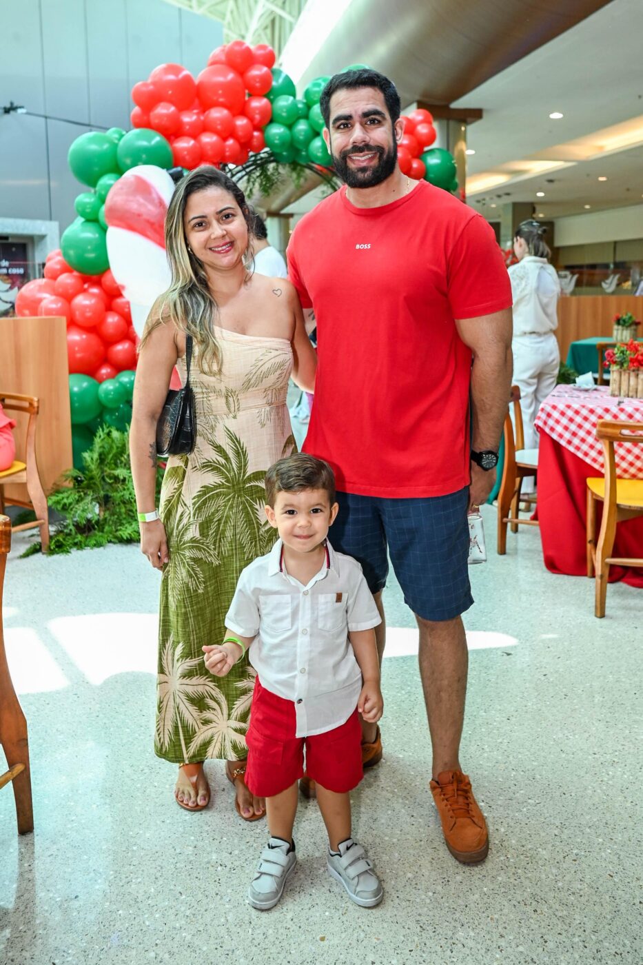 Verena Ferraz, Gabriel Santos e Henrique Ferraz