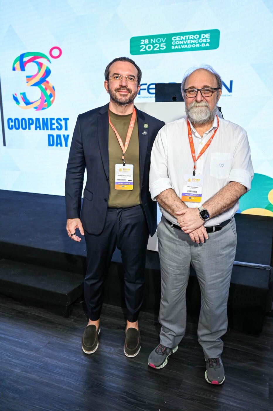 Hugo Dantas e Miguel Nicolelis