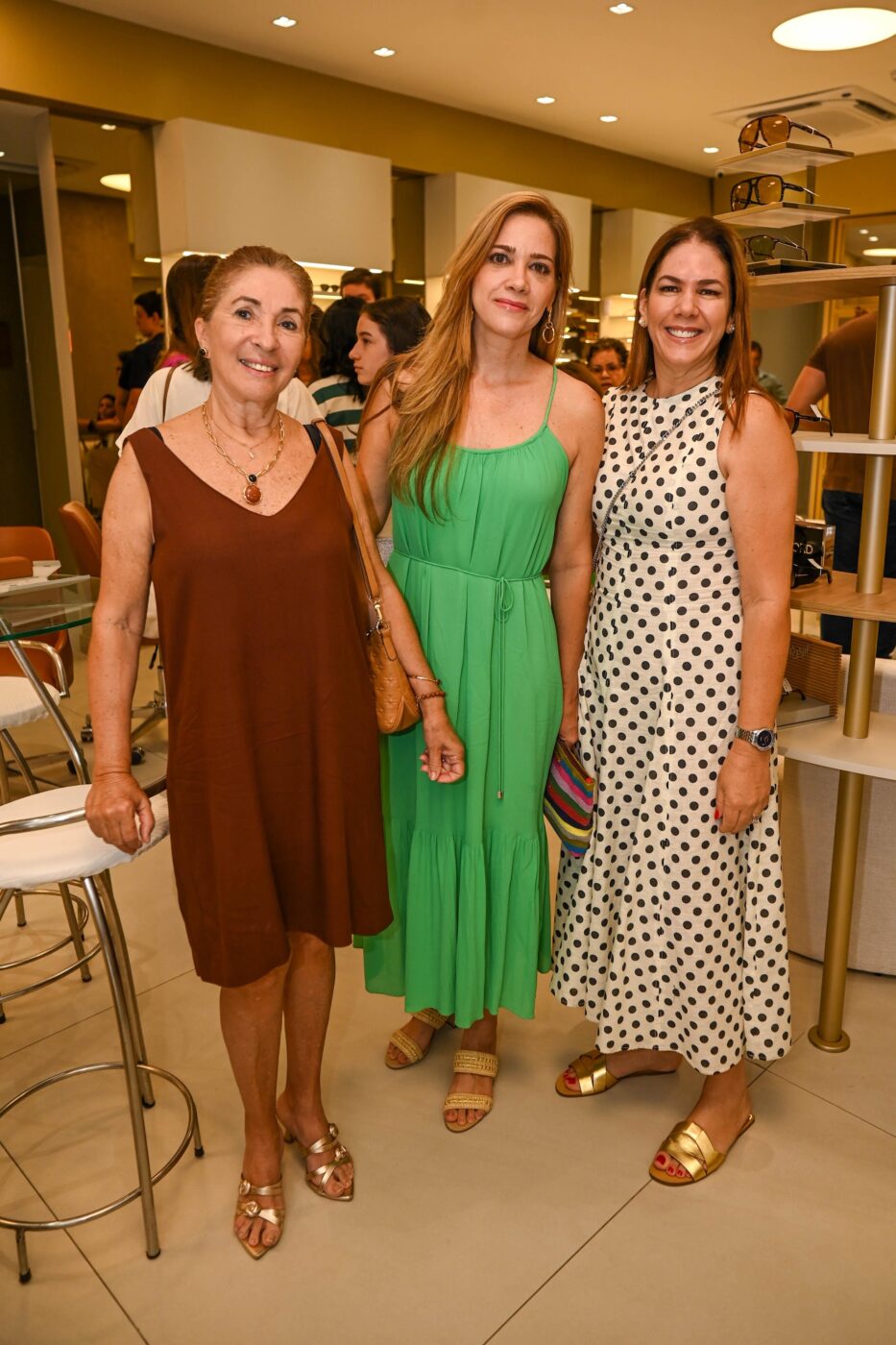 Rivanda Leal, Fabiana Fabian e Andrea Costa