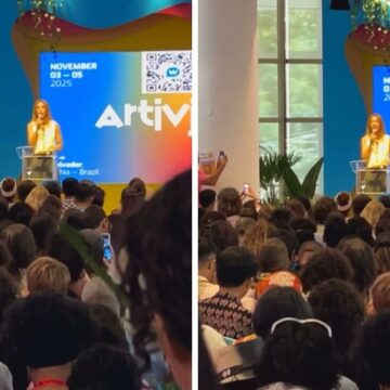 Erika Hilton marca presença em evento sobre ativismo climático, em Salvador