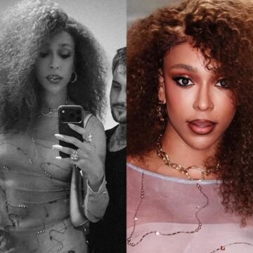 Erika Hilton posa com namorado e exibe look transparente em Salvador; veja fotos