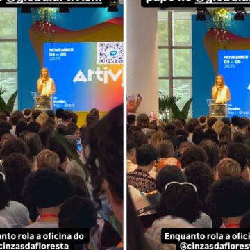 Erika Hilton marca presença em evento sobre ativismo climático, em Salvador