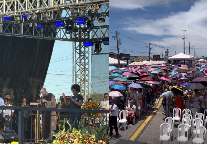 Evento religioso com Frei Gilson reúne mais de 20 mil pessoas na Bahia