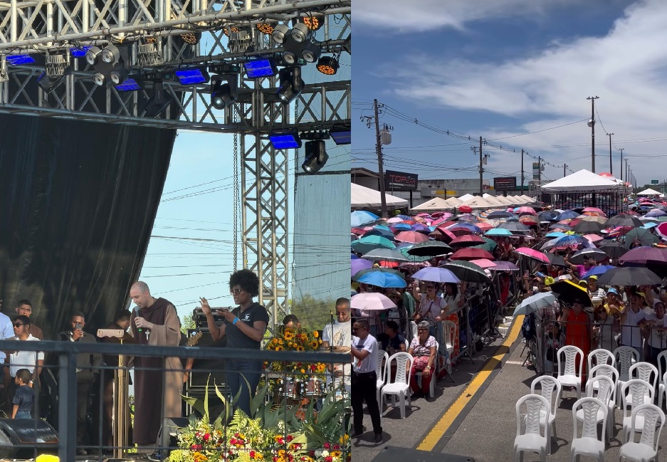 Evento religioso com Frei Gilson reúne mais de 20 mil pessoas na Bahia