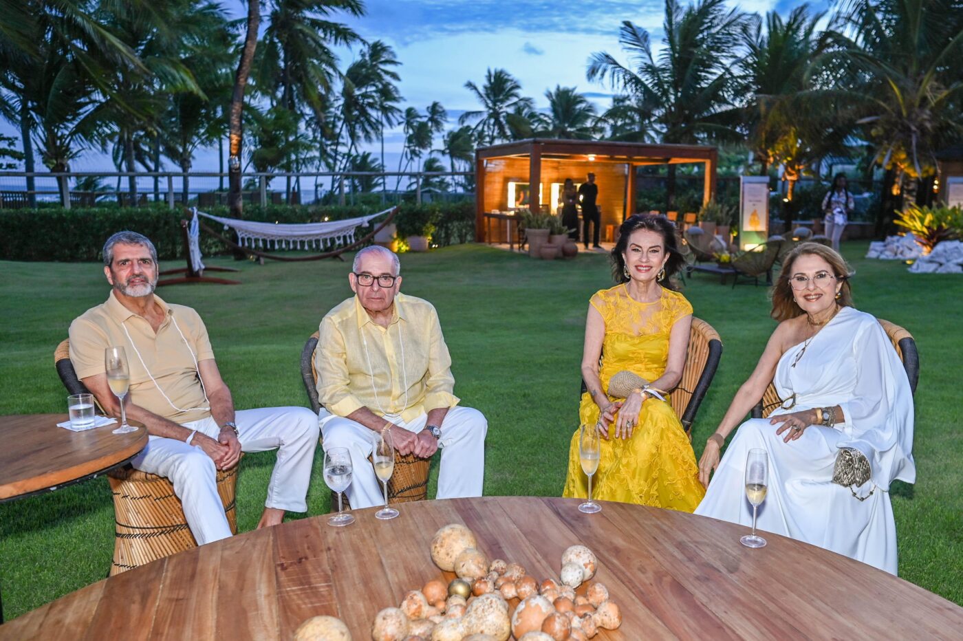 Roberto Calumby, Antônio Carlos Magalhães Júnior, Cristina Calumby e Rosário Magalhães