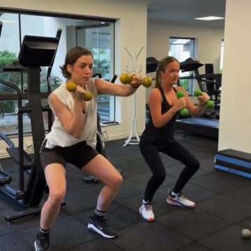 Irmãs fitness: Fabiana e Rafa Justus compartilham treino juntas