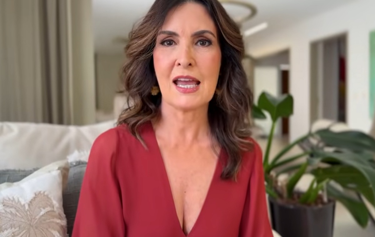 Fátima Bernardes compartilha bastidores de entrevista com Kim Kardashian: ‘Friozinho na barriga’