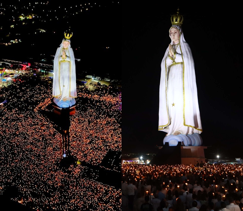 Maior monumento de Nossa Senhora de Fátima do mundo é inaugurado no Ceará