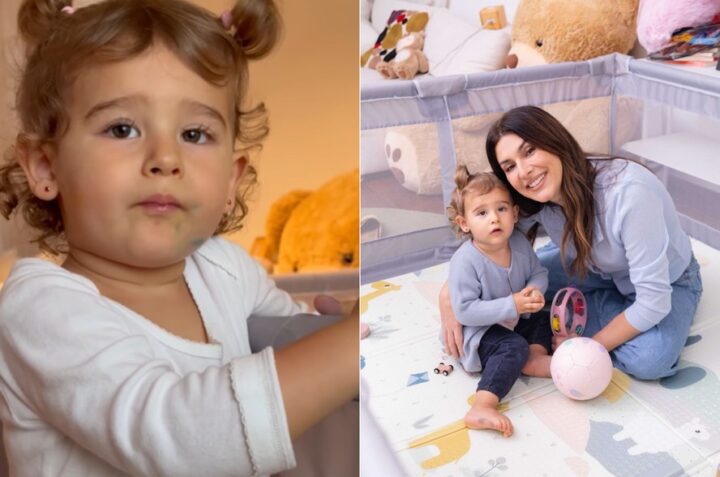 Fernanda Paes Leme encanta a web ao mostrar que a filha de um ano é fã de MPB: “Caetano Veloso, Gilberto Gil”