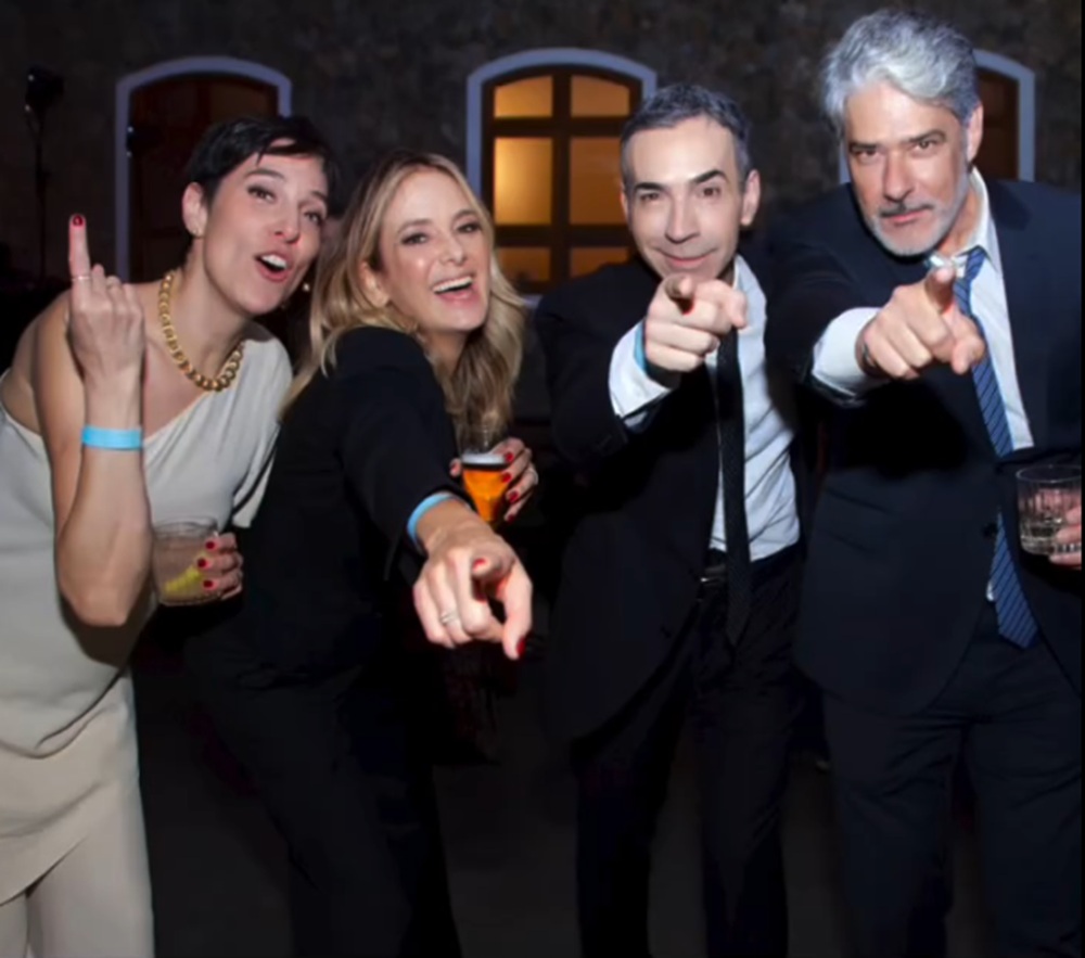 Esposa de Bonner compartilha bastidores de despedida do Jornal Nacional