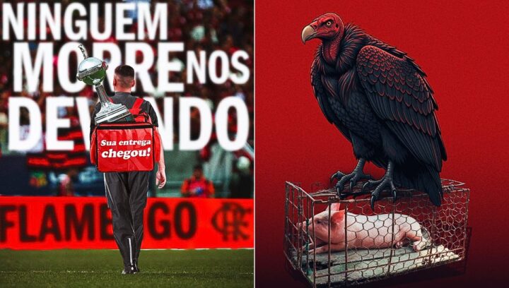 “Ninguém morre nos devendo”: Flamengo provoca Palmeiras e Andreas após título da Libertadores
