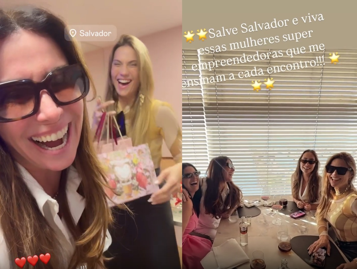 Giovanna Antonelli compartilha registros após viagem a Salvador