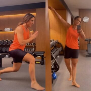 Ivete Sangalo mostra rotina de treino animada ao som de Daniela Mercury; assista