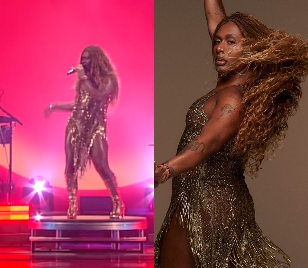 Liniker brilha no Grammy Latino com performance histórica e look avaliado em R$ 120 mil